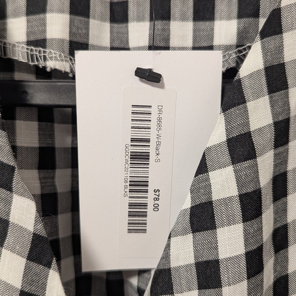 OAK + FORT Plaid Wrap Dress, NWTS - Picture 6 of 13